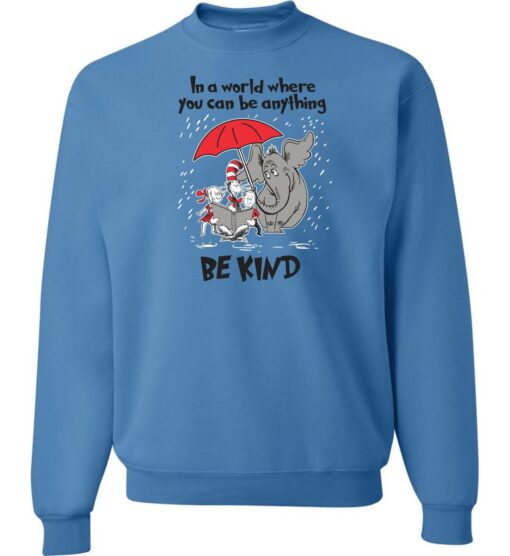 Columbia Blue Crewneck Sweatshirt (Be Kind)