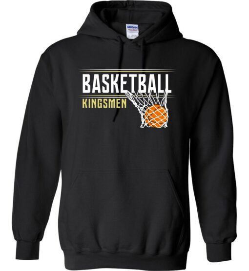 Black Hoodie (Kingsmen Basketball Design A)