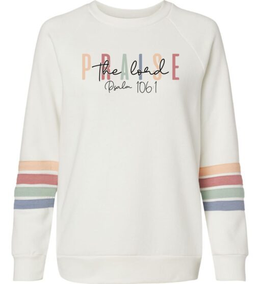 Ivory Crewneck Sweatshirt (Faith & Encouragement Design B)