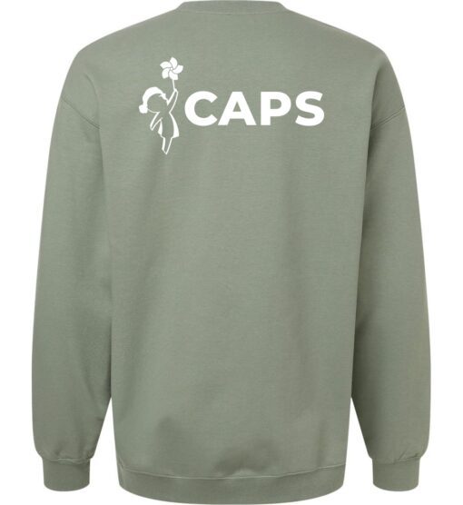 Sage Adult Softstyle® Crewneck Sweatshirt (CAPS Design A) - Image 2