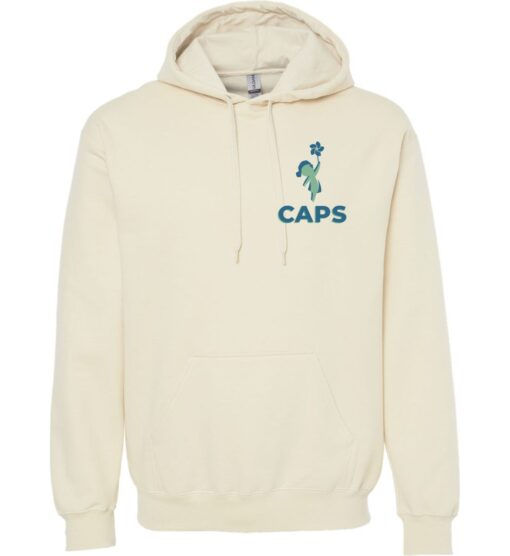 Off White Adult Softstyle® Hoodie (CAPS Design B)