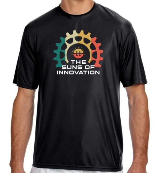 Black Short Sleeve Cooling Performance T-Shirt (Horizon Robotics Design A)