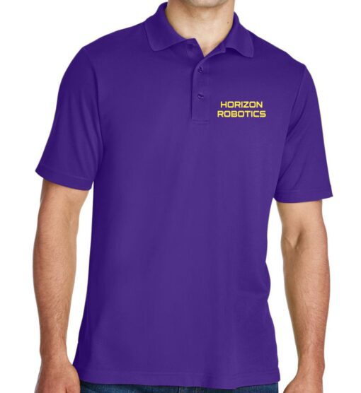 Campus Purple Men's Polo Shirt (Horizon Robotics Design C)