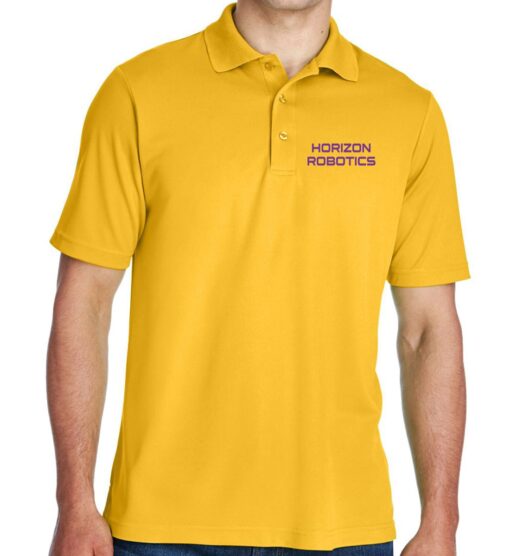 Campus Gold Men's Polo Shirt (Horizon Robotics Design C)