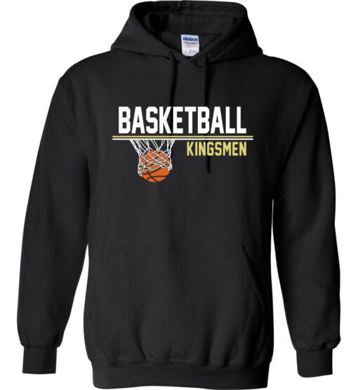 Black Hoodie (Kingsmen Basketball Design A)