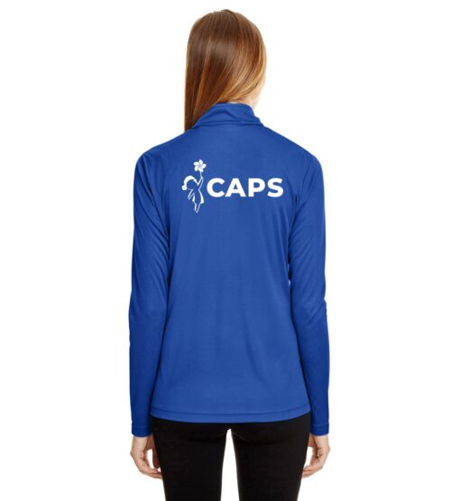 Sport Royal Women's Performance Quarter-Zip (CAPS Design A) - Image 2