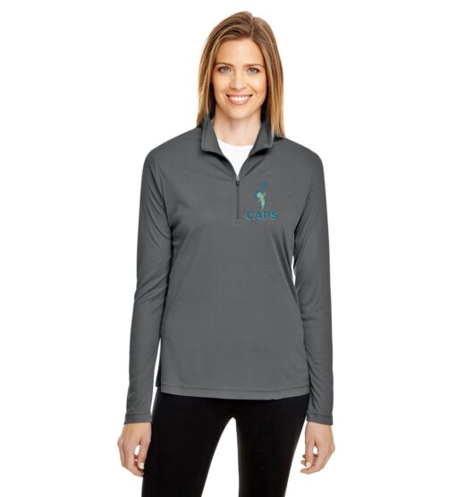 Sport Graphite Women's Performance Quarter-Zip (CAPS Design B)