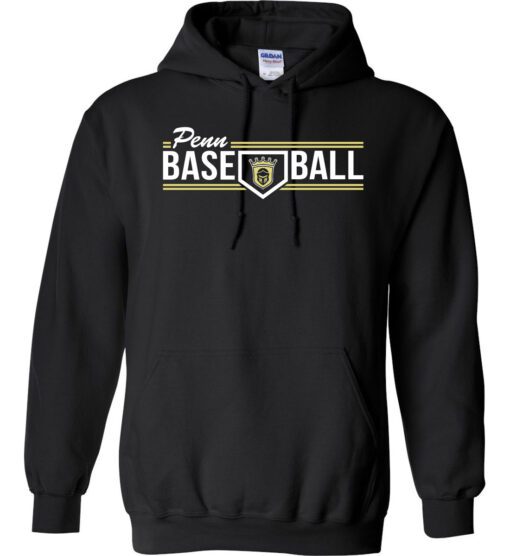 Black Hoodie (Kingsmen Baseball Design H)