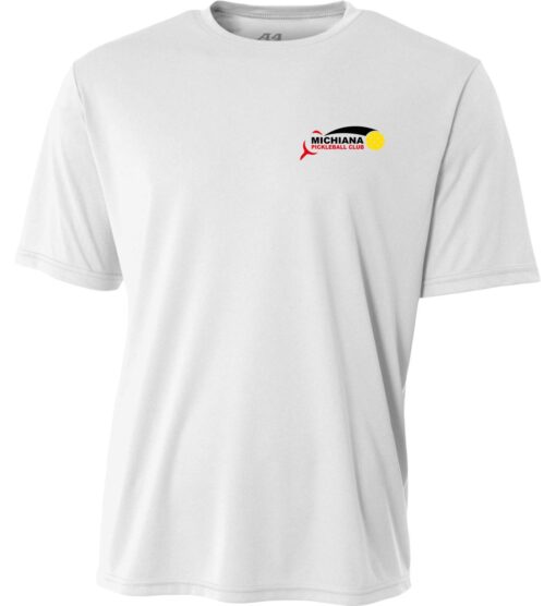 White Cooling Performance T-Shirt (Michiana Pickleball)