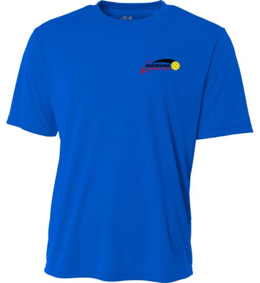 Royal Blue Cooling Performance T-Shirt (Michiana Pickleball)