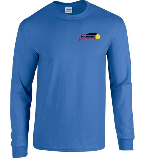 Royal Blue Long Sleeve T-Shirt (Michiana Pickleball)