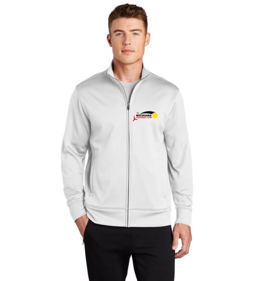 White Full-Zip Jacket (Michiana Pickleball)