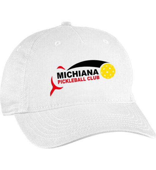 White Baseball Hat (Michiana Pickleball)