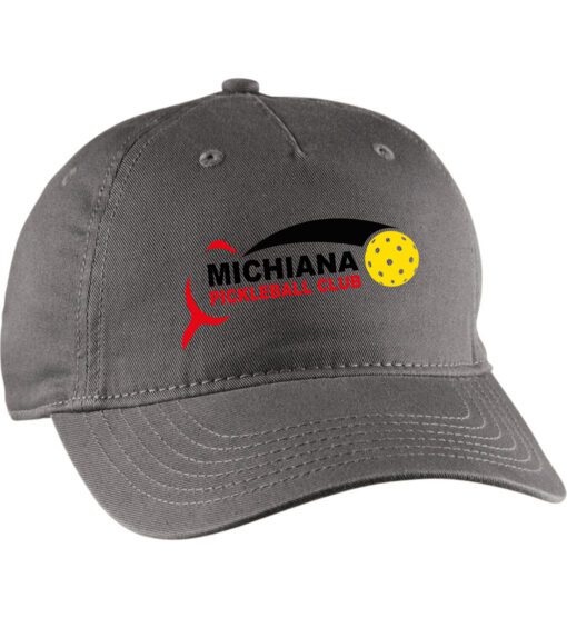 Charcoal Baseball Hat (Michiana Pickleball)