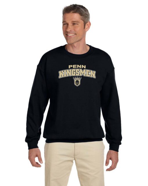 Black Crewneck Sweatshirt (Penn Kingsmen Design 'A')