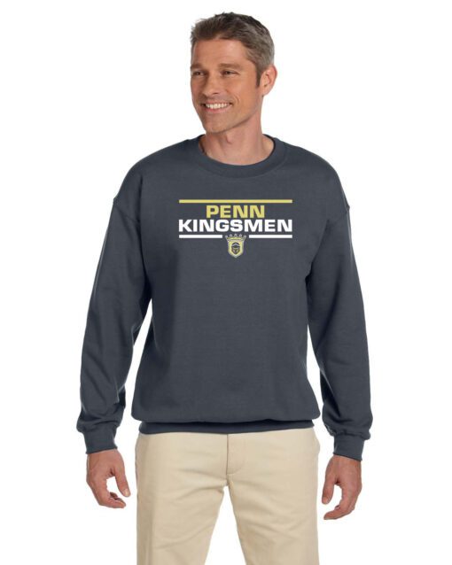 Dark Heather Crewneck Sweatshirt (Penn Kingsmen)