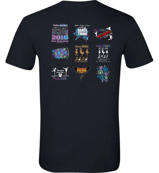 Black Softstyle® Short Sleeve T-Shirt (RSoD Design C) - Image 2